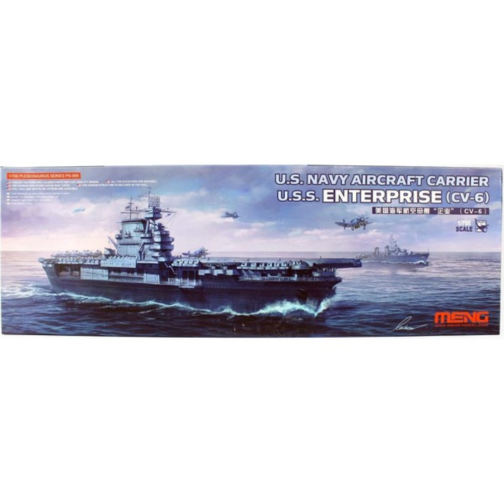 Meng PS-005 1/700 Ölçek Amerikan U.s.s. Enterprise (Cv-6) Uçak Gemisi, Plastik Model Kiti - Gri Maket Fiyatı