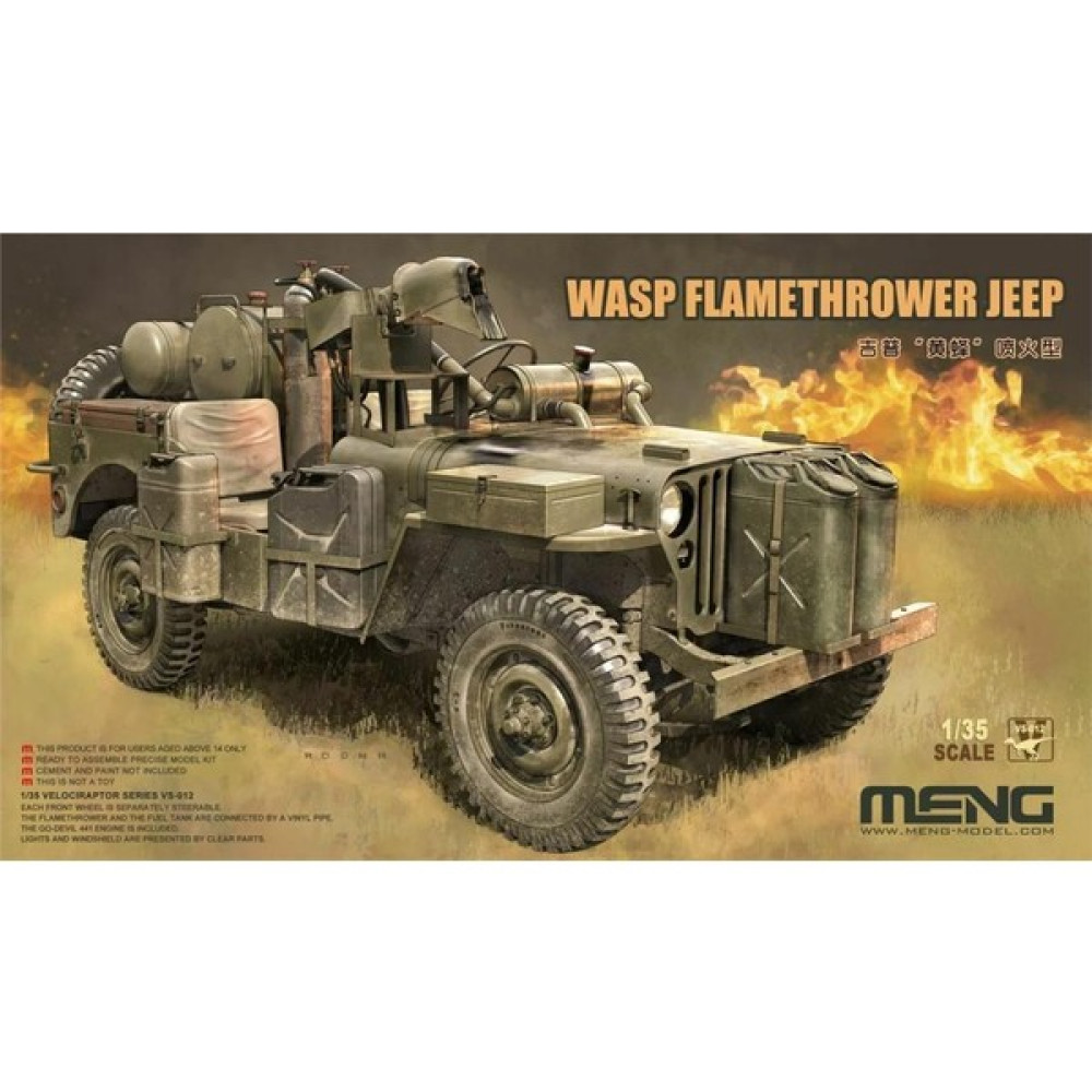 Meng TS047 1/35 Ölçek MB Alev Silahlı Askeri Cip, Plastik Model Kiti Oto Boyaları Fiyatı