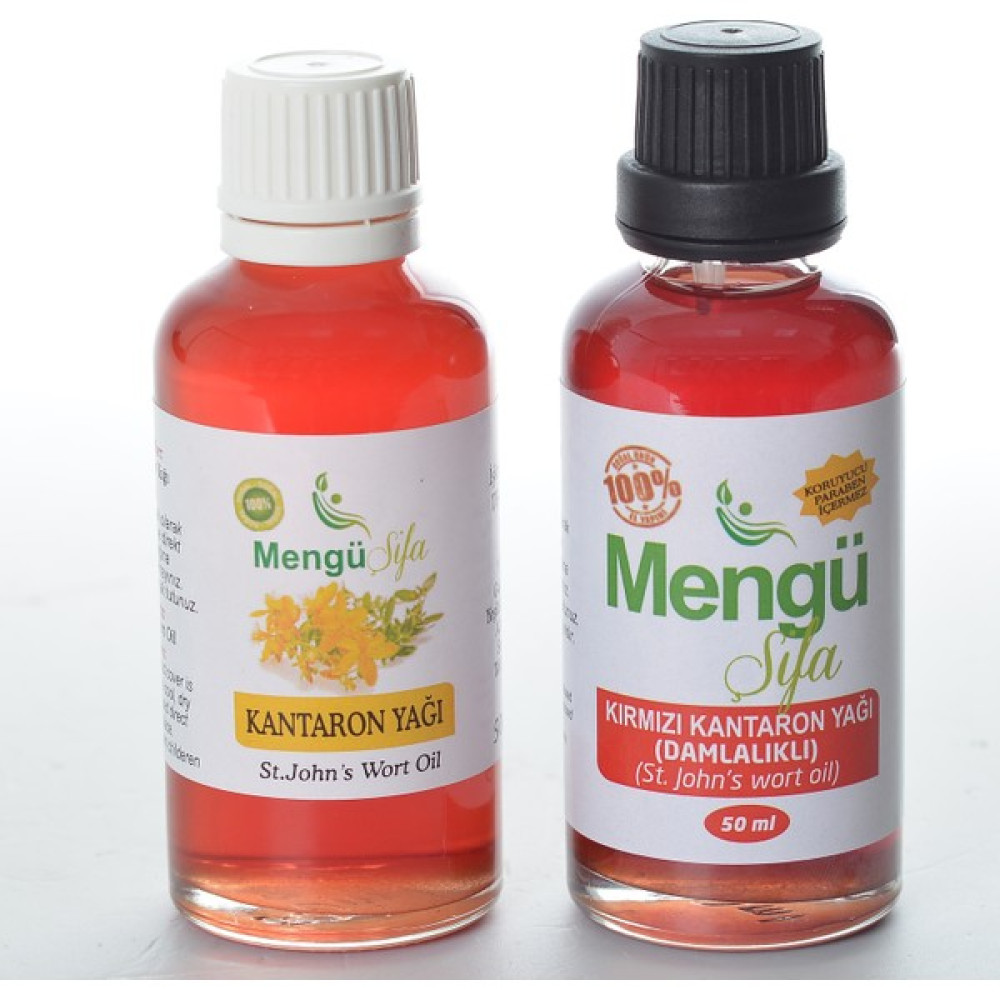 Mengü Şifa 50ML Sarı Kantaron 50ML Kırmızı Kantaron Yagı 2lı Paket Yeni Mahsül... Oto Boyaları Fiyatı