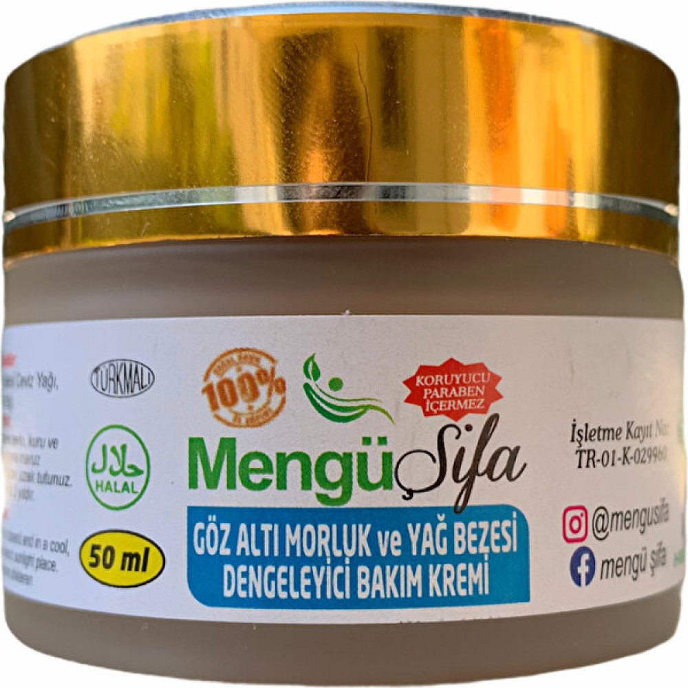 Mengü Şifa Göz Altı Morluk ve Yağ Bezesi Dengeleyici Bakım Kremi 50 ml Göz Kremi Fiyatı