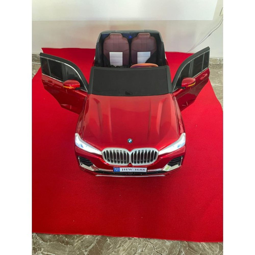 Mensport Çift Kişilik Akülü Araba Vip Kasa X7 Bmw 4x4 - Bordo Akülü Araba Fiyatı