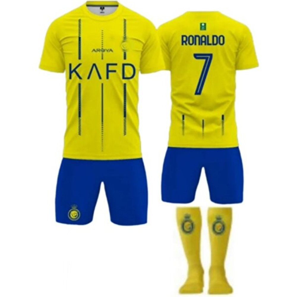 Menta Store Çocuk Al Nassr Ronaldo Forma Şort Çorap 3'lü Set Futbol Malzemeleri Fiyatı