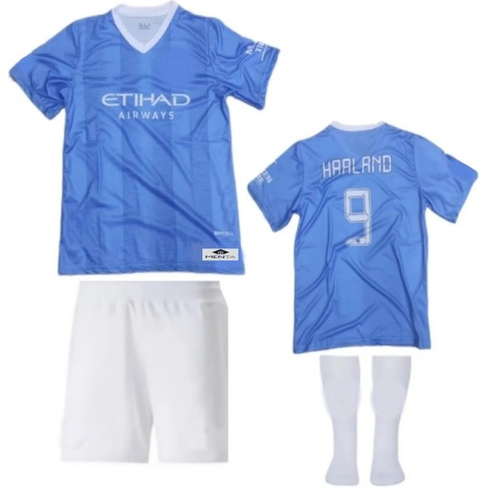 Menta Store Manchester City Haaland Çocuk Forma+Şort+Tozluk Seti Futbol Malzemeleri Fiyatı
