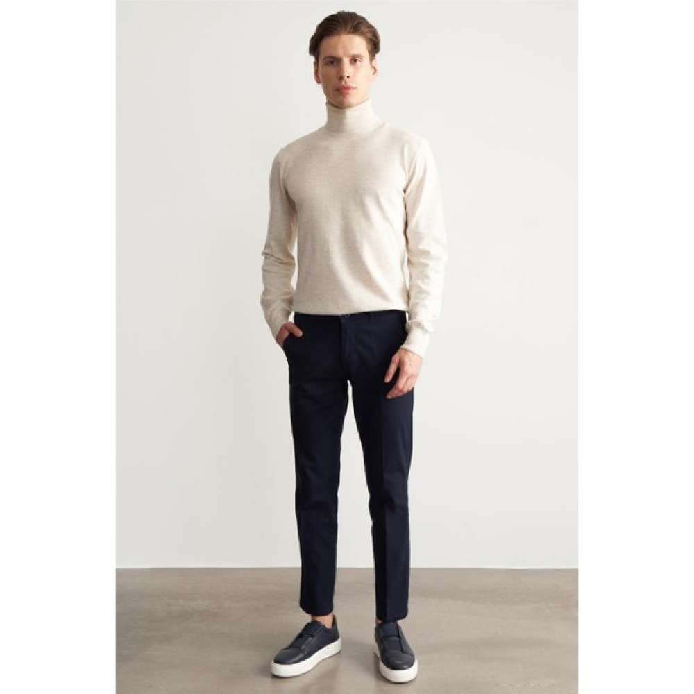 Mentality 9463 Erkek Yan Cep Gabardin Pantolon Lacivert Erkek Pantolon Fiyatı