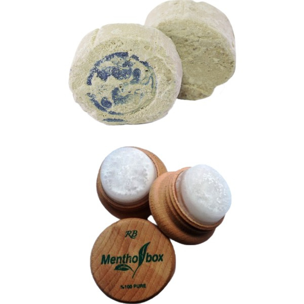 Menthol Box ( Migren Taşı ) 1-Ad + 2-Ad Ruşur Taşı Cilt Temizleme ve Peeling Fiyatı