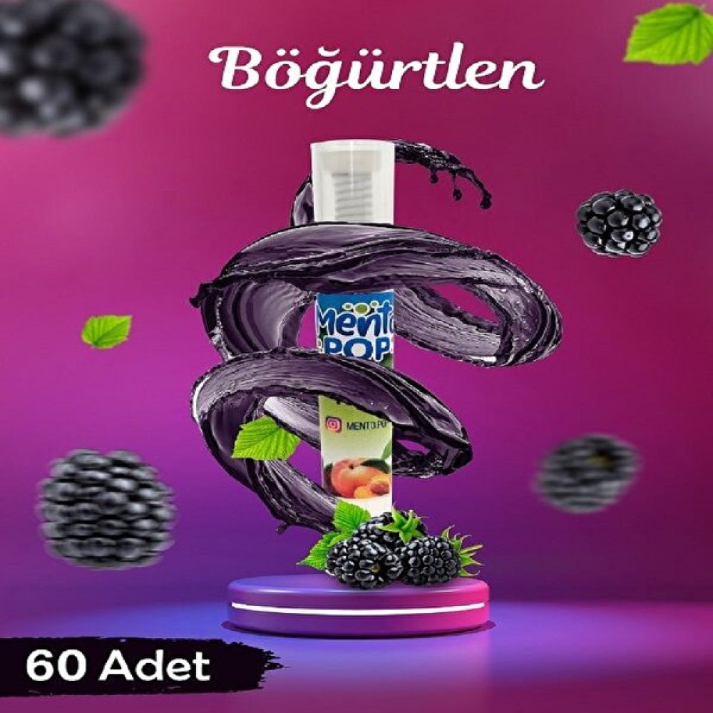 Mento Pop Mentol Topu 60 Adet Böğürtlenli Mentol + Aplikatör Oda Kokusu Fiyatı