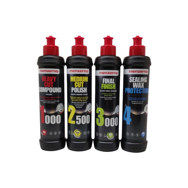 Menzerna 1000- 2500- 3000 Sealingwax Kalın Pasta Boya Koruma Seti 250 ml Diğer Fiyatı