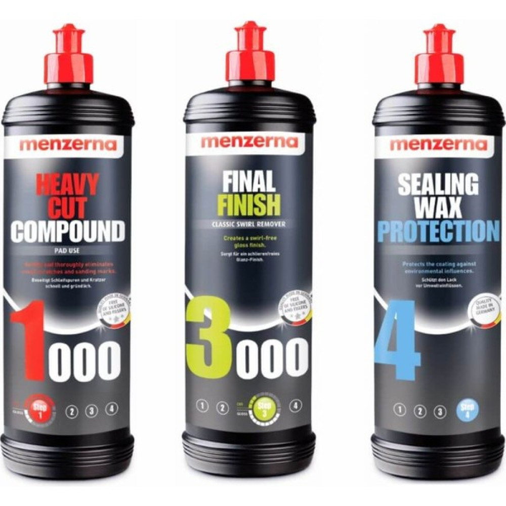 Menzerna 1000 3000 Sealing Wax 1 Litre Boya Koruma Seti Oto Boyaları Fiyatı