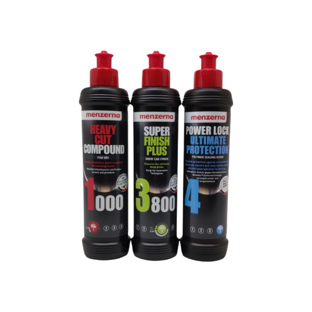 Menzerna 1000- 3800 Powerlock Kalın Pasta Hare Boya Koruma Seti 250 ml Oto Bakım & Temizlik Ürünleri Fiyatı