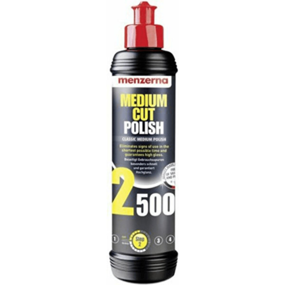Menzerna 2500 Medium Cut Polish Orta Der. Çizik Gid. Pasta 250ml Oto Çizik Giderici Fiyatı
