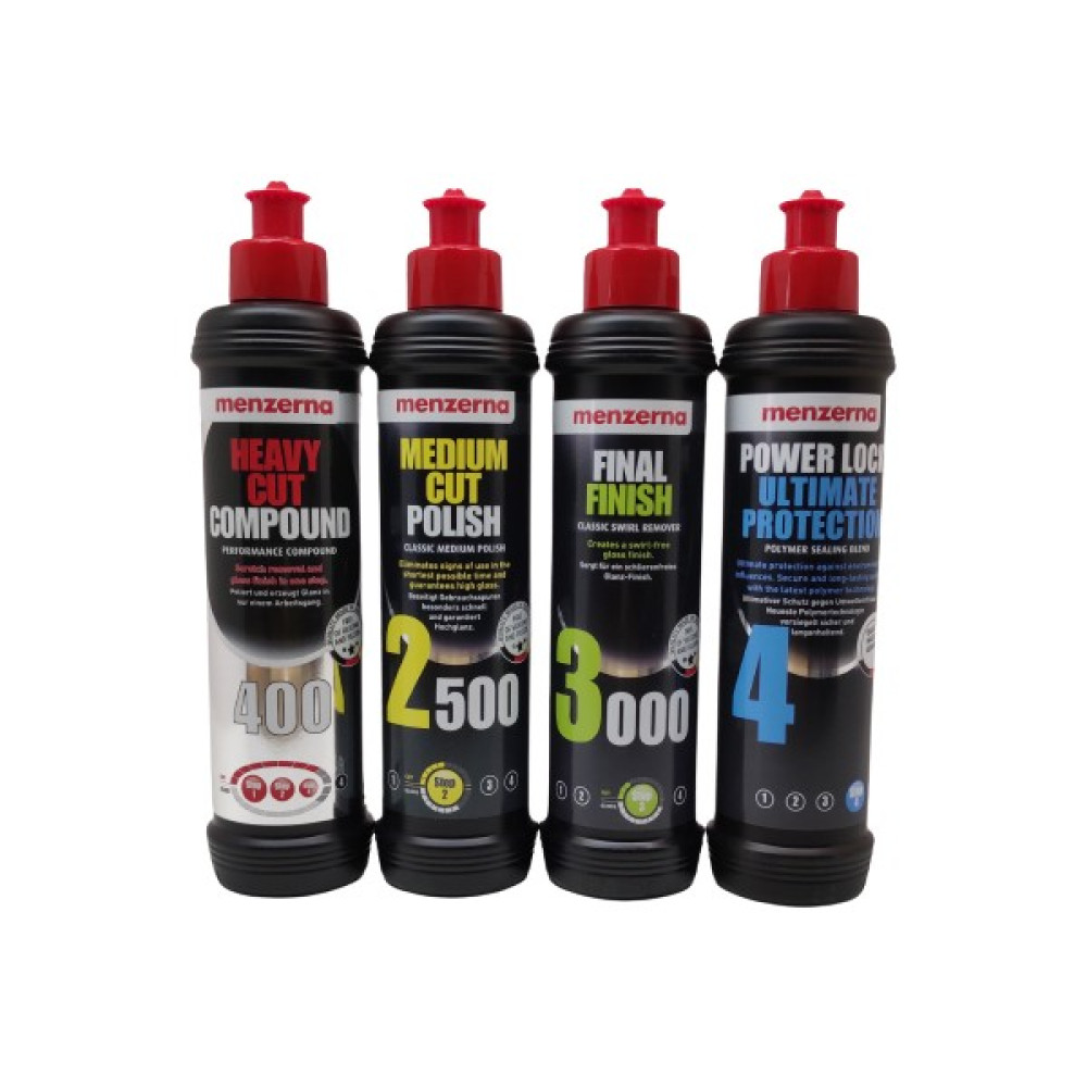 Menzerna 400- 2500- 3000 Powerlock Boya Koruma Seti 250 ml Oto Boyaları Fiyatı