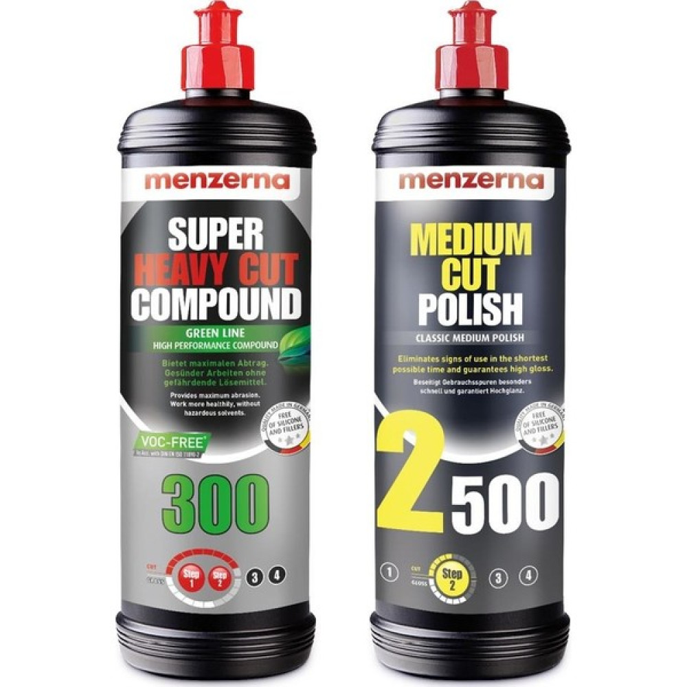 Menzerna Süper Pasta İnce Çizik Hare Alma Seti 2 X 1000 Ml. Oto Çizik Giderici Fiyatı