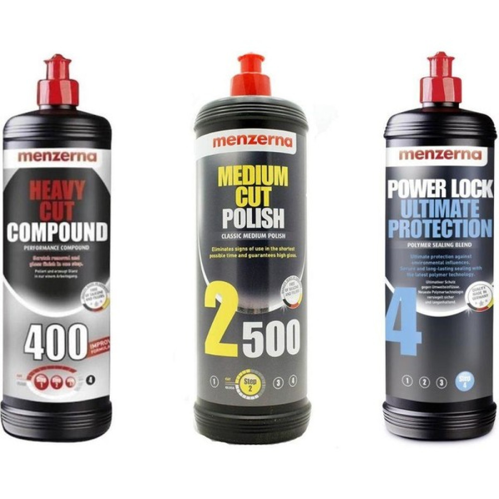 Menzerna Yeni 400 2500 Powerlock Pasta Boya Koruma Seti 1 Lt Oto Çizik Giderici Fiyatı