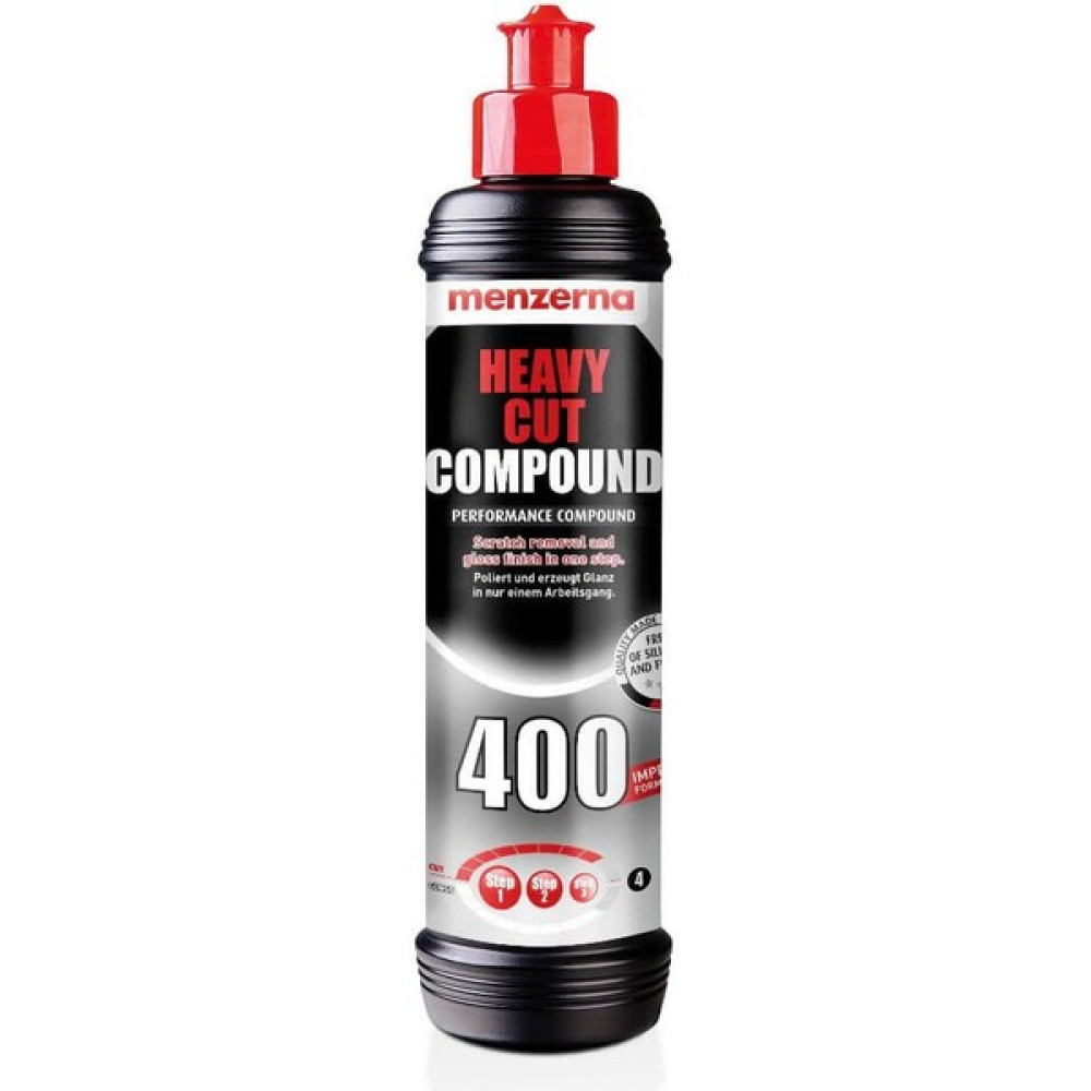 Menzerna Yeni 400 Heavy Cut Compound Ağır Çizik Giderici Kalın Pasta 250 ml Oto Bakım & Temizlik Ürünleri Fiyatı