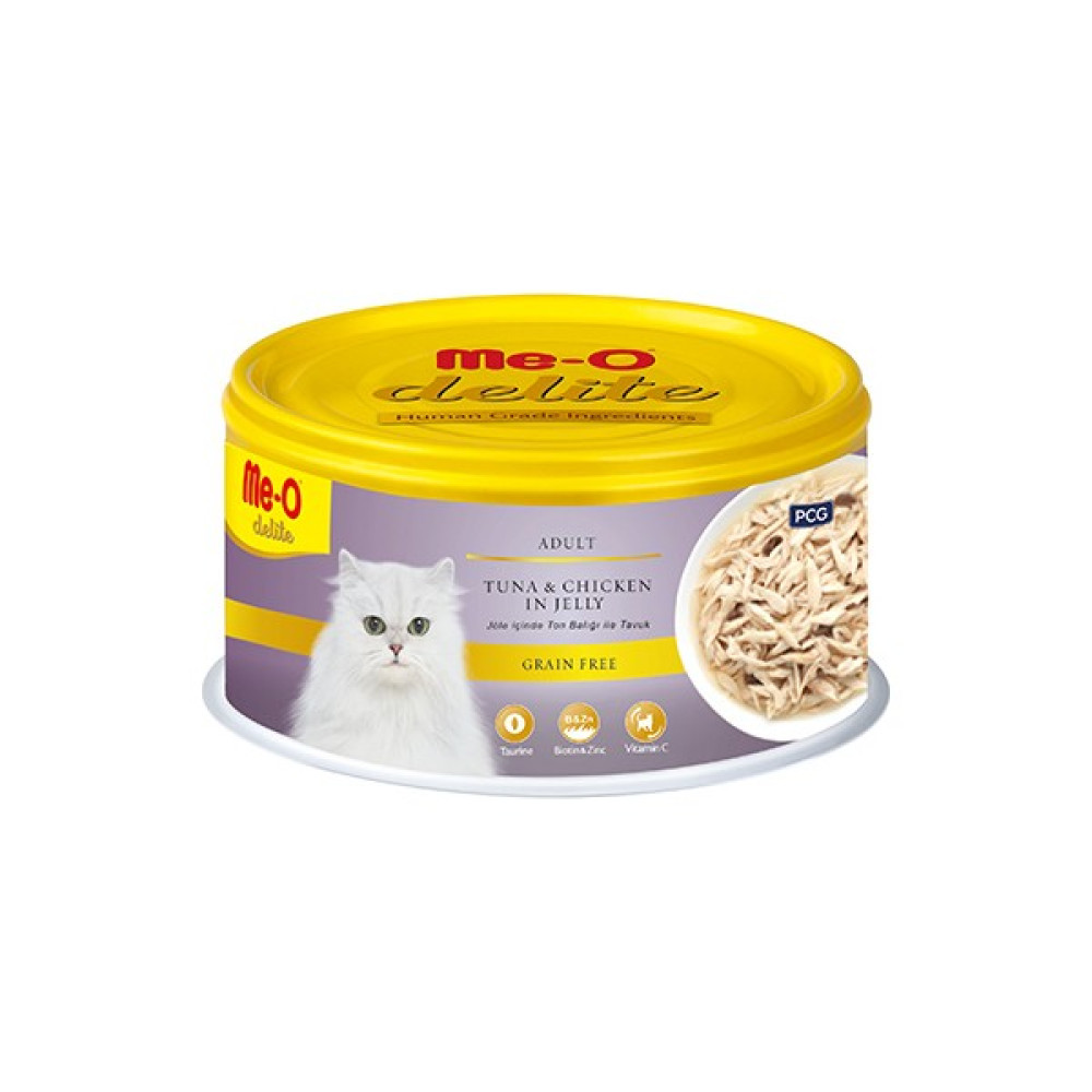 Meo Delite Jöle Içinde Ton & Tavuklu Tahılsız Kedi Konserve 6X80 gr Evcil Hayvan Ürünleri Fiyatı