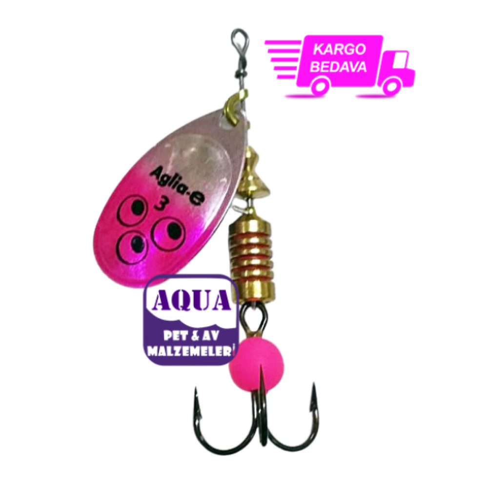 Mepps Aglia-E Olta Kasigi Gumus-Pembe 7 Gram No:3 Balıkçılık Malzemeleri Fiyatı