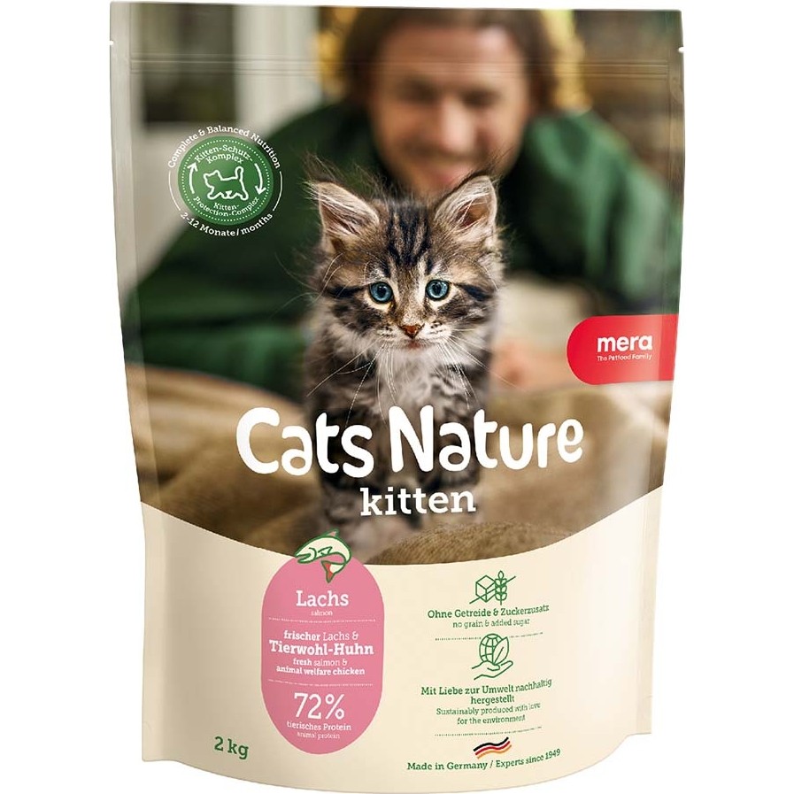 Mera Cats Nature Kitten Tahılsız Somonlu Yavru Kedi Maması 2 kg Evcil Hayvan Ürünleri Fiyatı