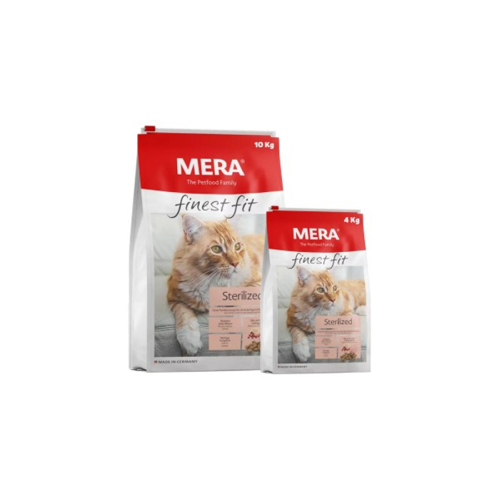 Mera Finest Fit Sterilized Sterilised Taze Kümes Hayvanı Etli Kısırlaştırılmış Kedi Maması 10 kg + 4 kg - 1 Evcil Hayvan Ürünleri Fiyatı