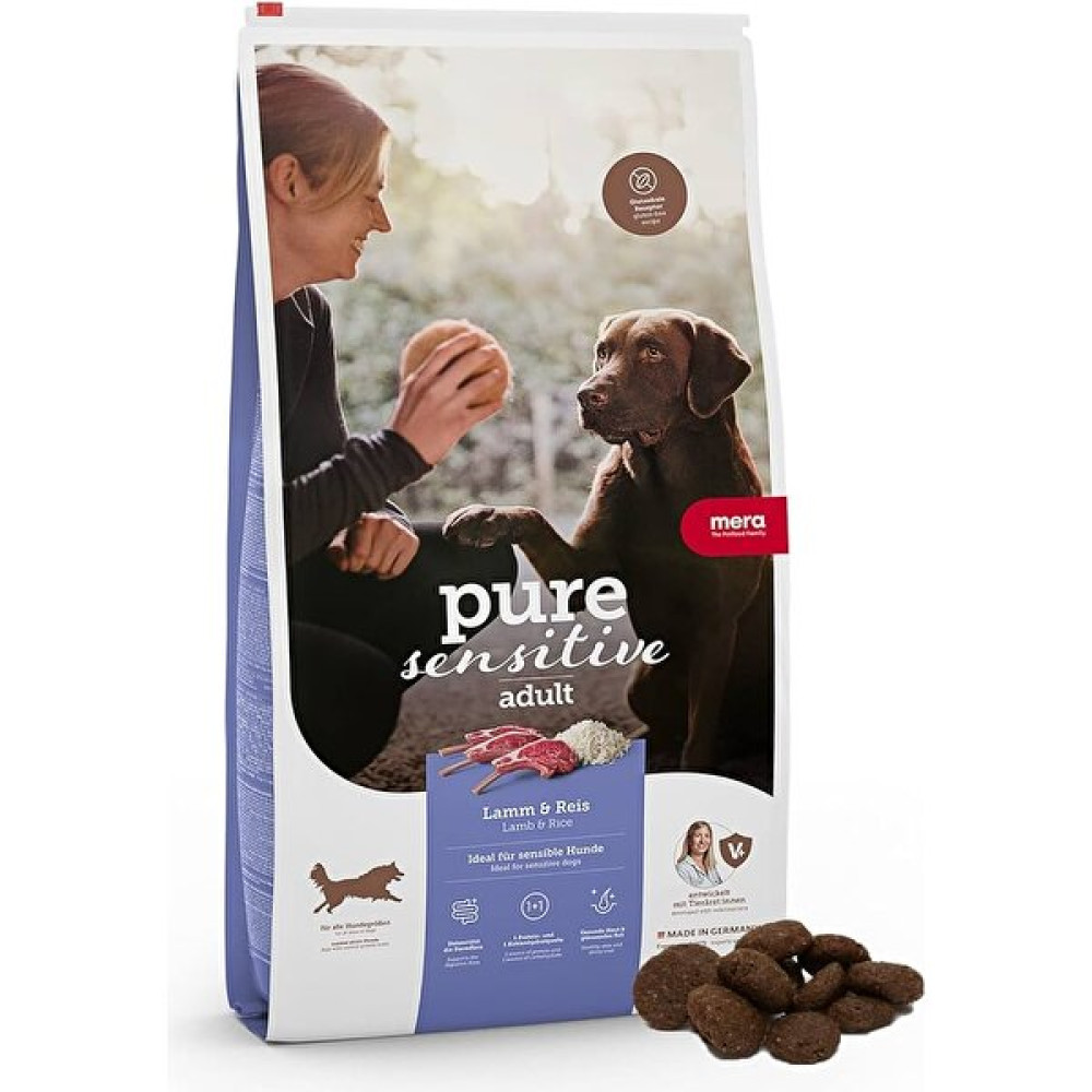 Mera Pure Sensitive Kuzu Etli Yetişkin Köpek Maması 14 kg (12,5 Kg+1,5 Kg) Evcil Hayvan Ürünleri Fiyatı