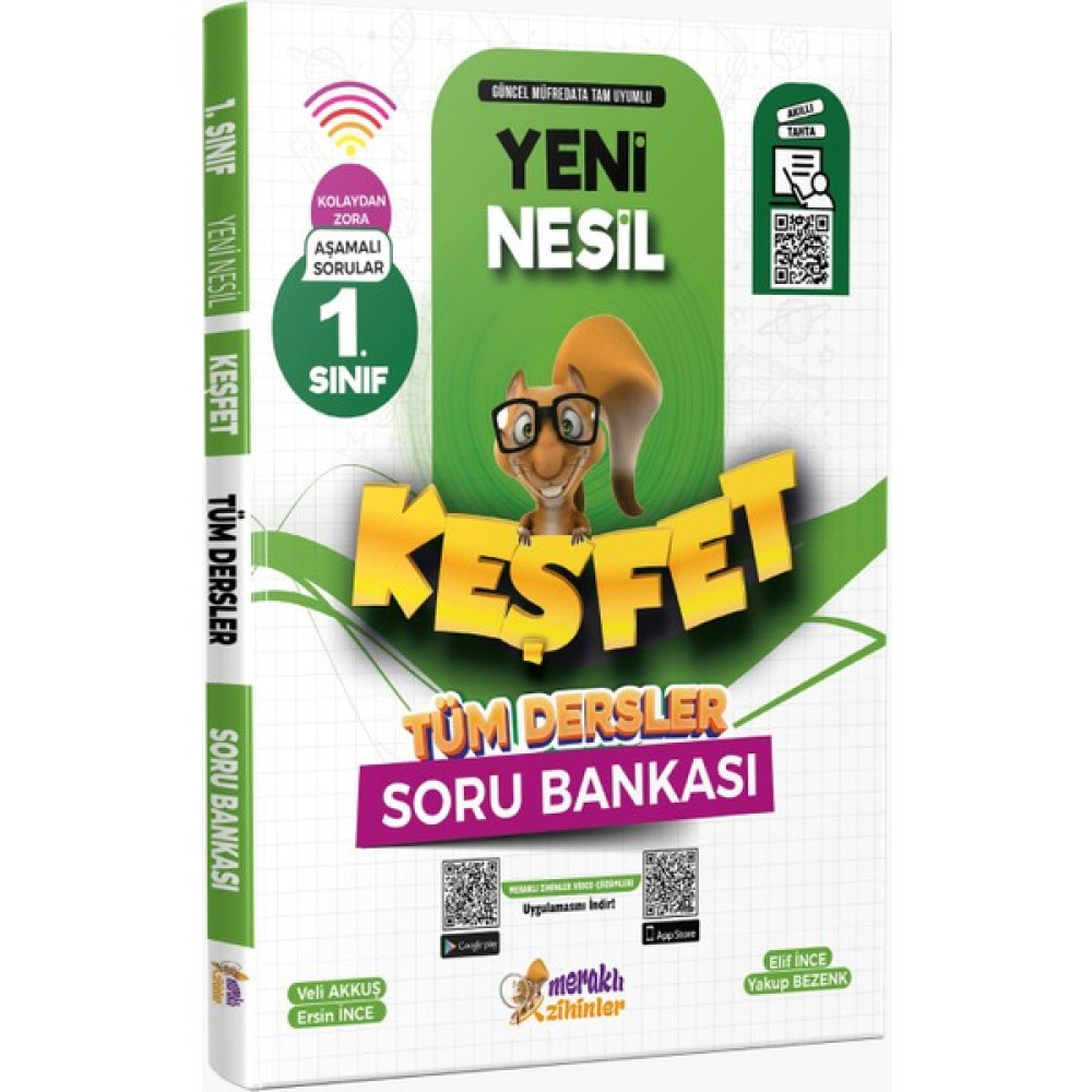 Meraklı Zihinler 1. Sınıf Yeni Nesil Keşfet Tüm Dersler Soru Bankası Kaynak Kitapları Fiyatı