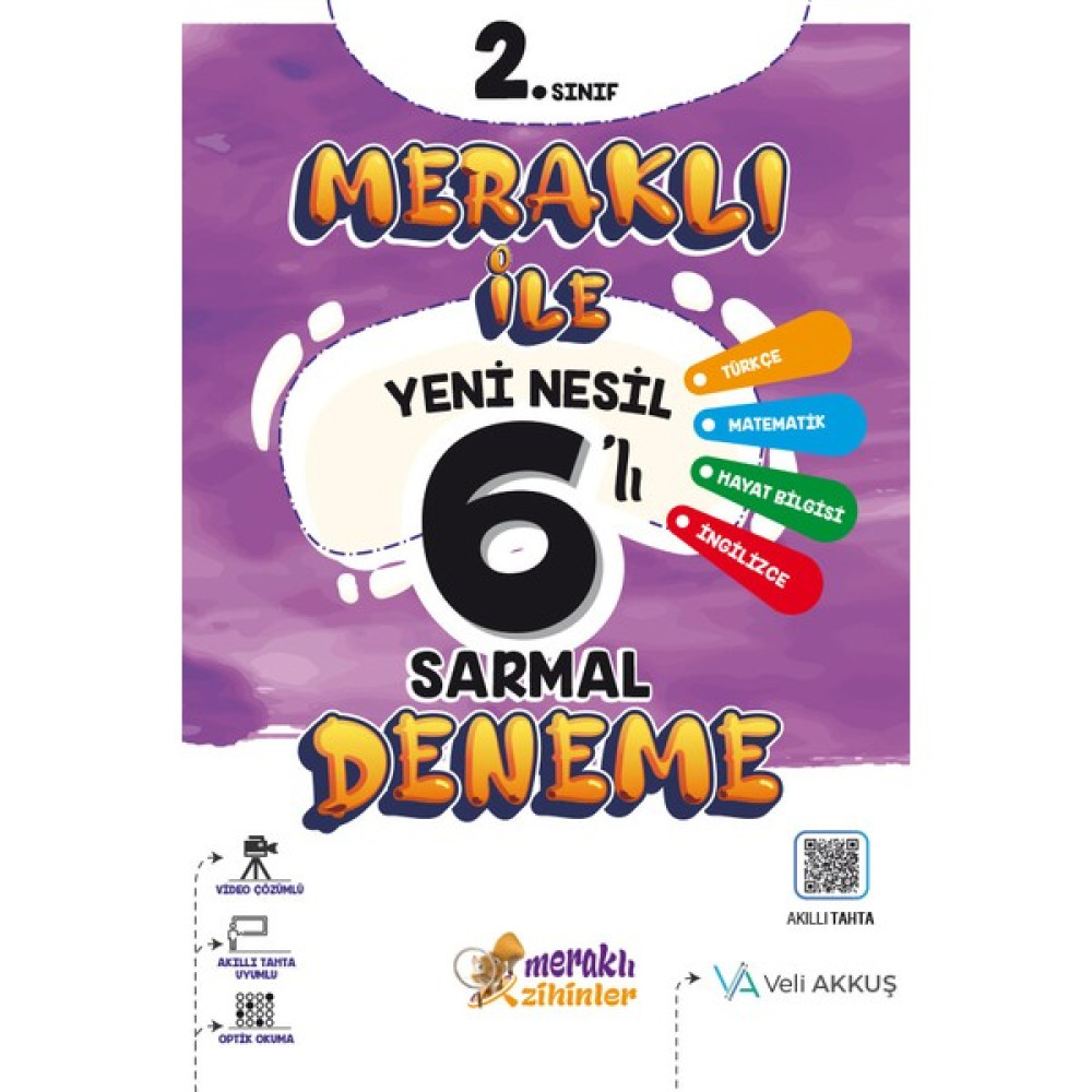 Meraklı Zihinler 2. Sınıf Meraklı Zihinler Tüm Dersler Yeni Nesil Sarmal Denemeler Ders Sınav Kitapları Fiyatı