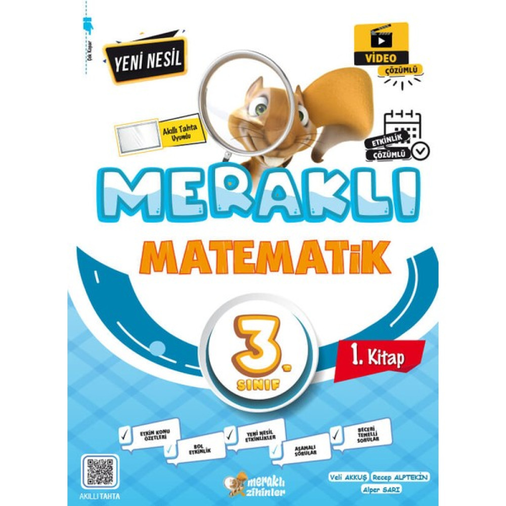 Meraklı Zihinler 3. Sınıf Meraklı Zihinler Matematik 1-2 Yeni Nesil Soru Bankası Kaynak Kitapları Fiyatı