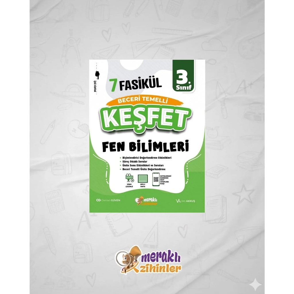 Meraklı Zihinler 3.sınıf Beceri Temelli Fen Bilimleri 7 Fasikül (Keşfet) Tüm Dersler Fiyatı