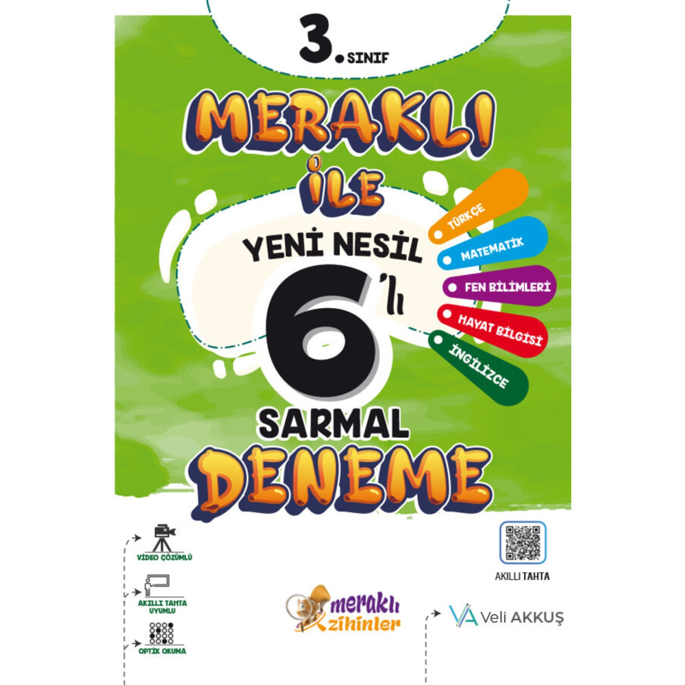 meraklı zihinler 3.Sınıf Tüm Dersler Yeni Nesil Sarmal Denemeler Yardımcı Kitaplar Fiyatı