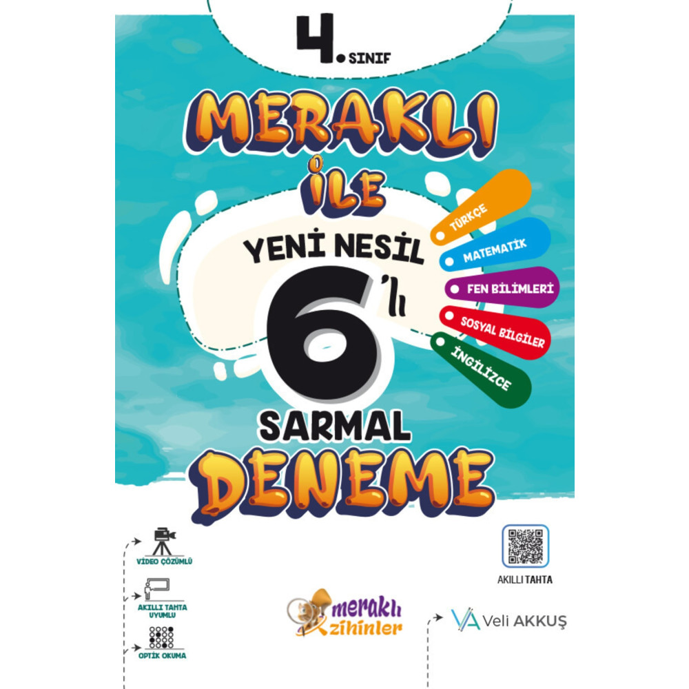 meraklı zihinler 4.sınıf Tüm Dersler Yeni Nesil Sarmal Denemeler Yardımcı Kitaplar Fiyatı