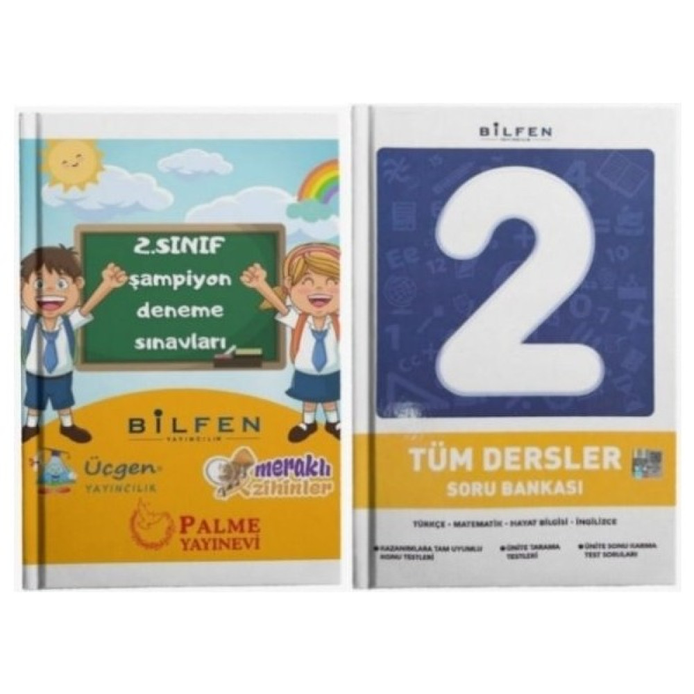 Meraklı Zihinler Palme Bilfen Yayıncılık 2. Sınıf Şampiyon 4lü Deneme Seti Ve Bilfen Tüm Dersler Tüm Dersler Fiyatı