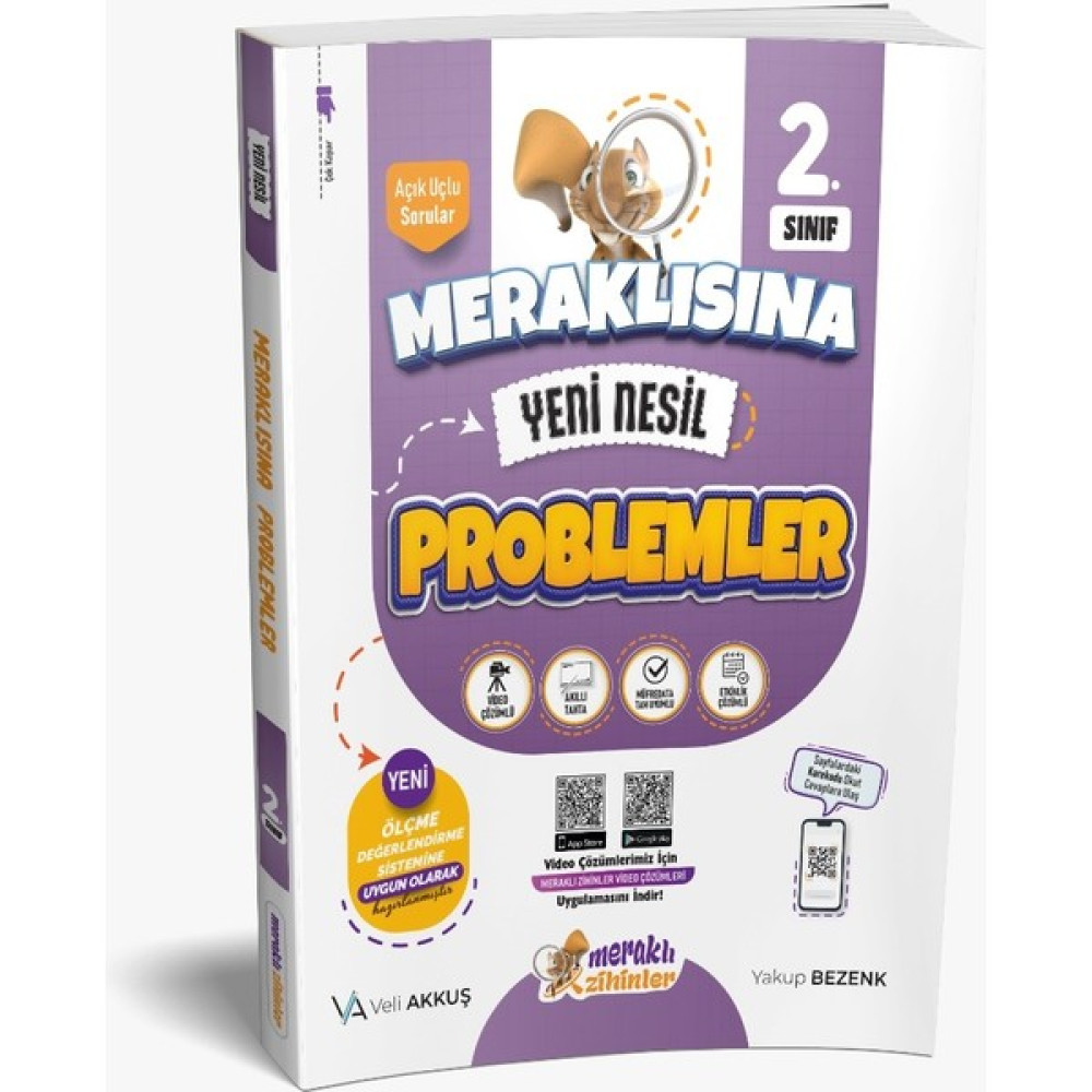 Meraklı Zihinler Yayınları 2. Sınıf Meraklısına Yeni Nesil Problemler Matematik Fiyatı