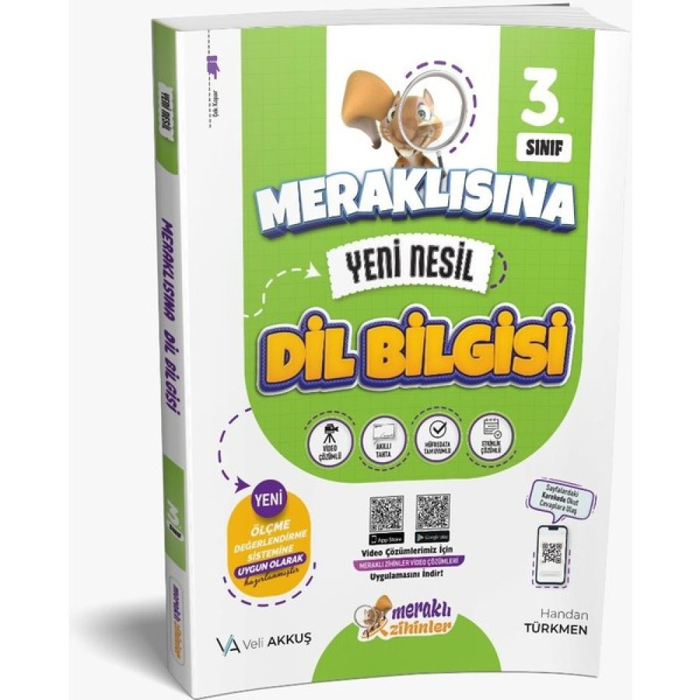 Meraklı Zihinler Yayınları 3. Sınıf Meraklısına Yeni Nesil Dil Bilgisi Türkçe Fiyatı