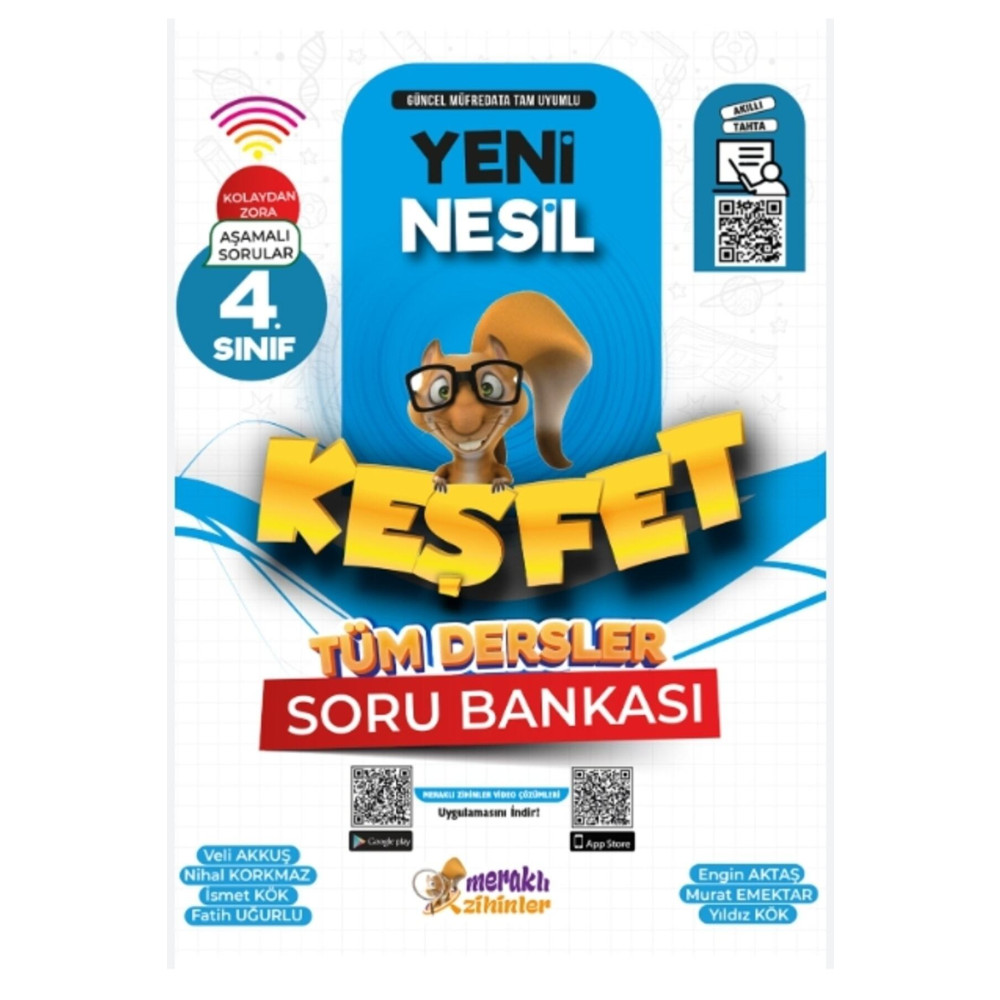 meraklı zihinler Yayınları 4.sınıf Tüm Dersler Yeni Nesil Keşfet Soru Bankası Yardımcı Kitaplar Fiyatı