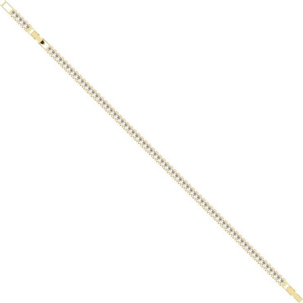Merano Design 4mm Gold Baget Bileklik - Beyaz Saat ve Bileklik Aksesuarı Fiyatı