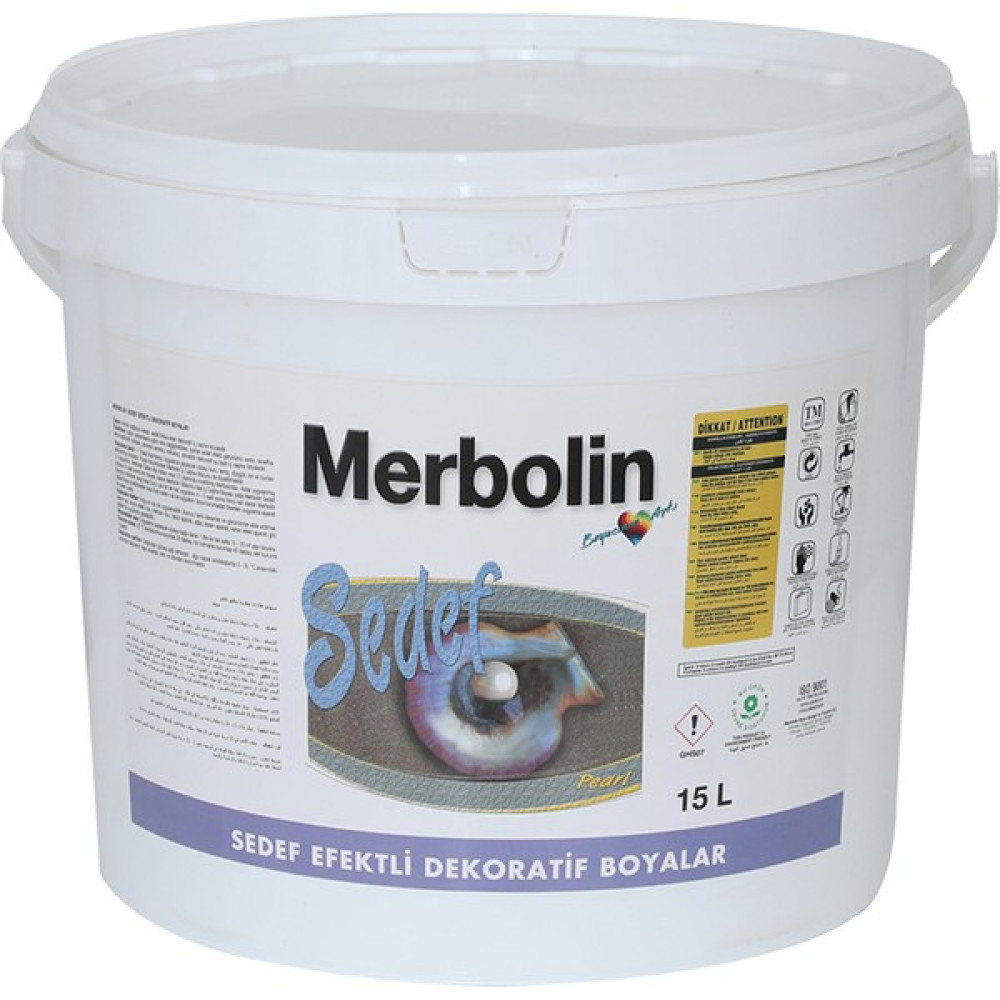 Merbolin Sedef Desenli Boya - 15 lt Boyalar Fiyatı