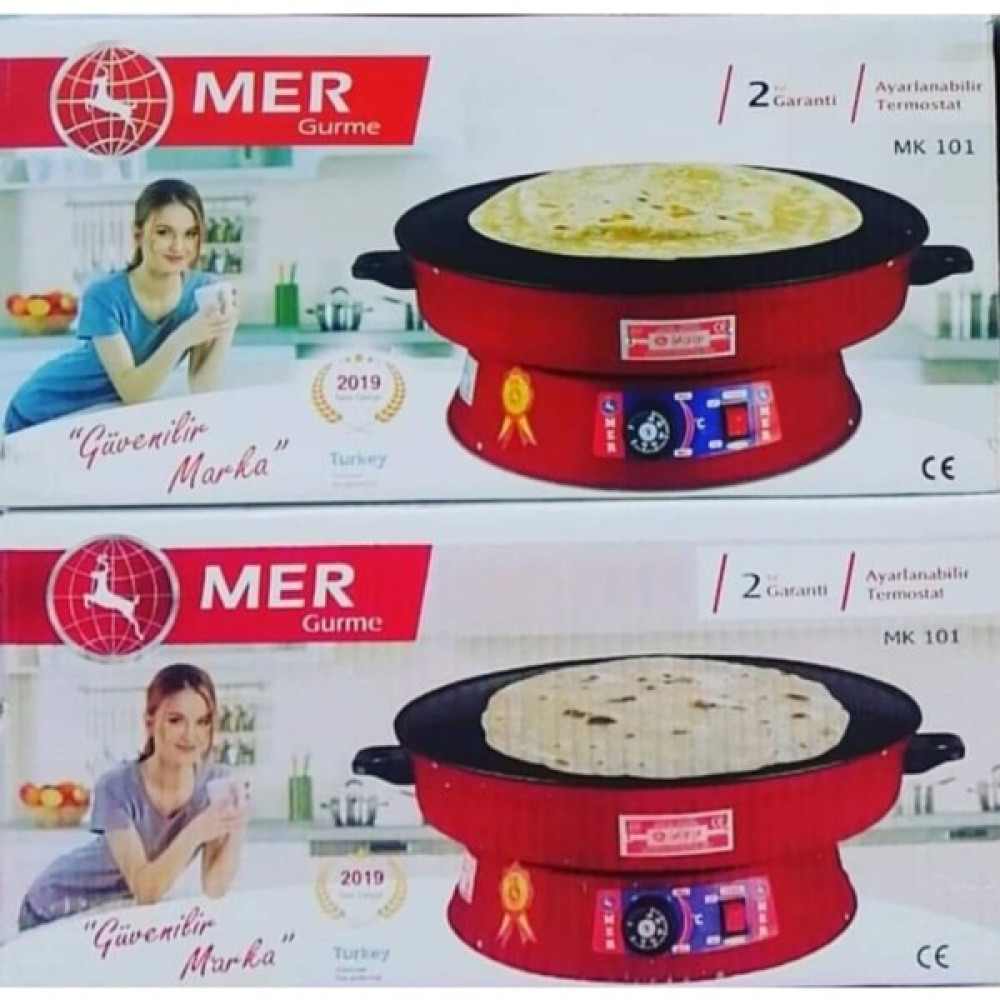 Merc Mer Elektrikli Termostatlı Katmer Sac Gözleme Sacı Yufka, Ekmek Sacı 50 cm Tencere / Tava Setleri Fiyatı