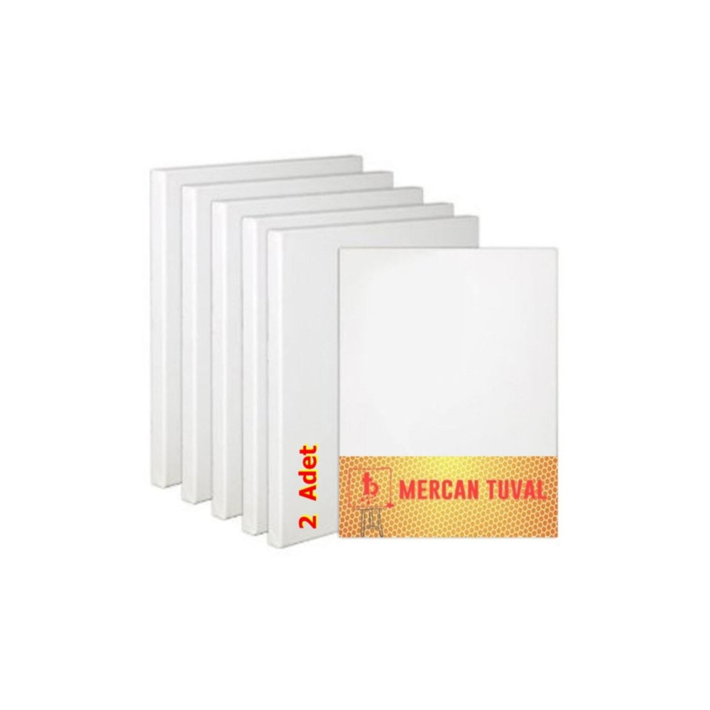 mercan tuval 35x50 Cm. 2li Paket Arka Tarafından Zımbalı 35x50x2 Tuval Fiyatı