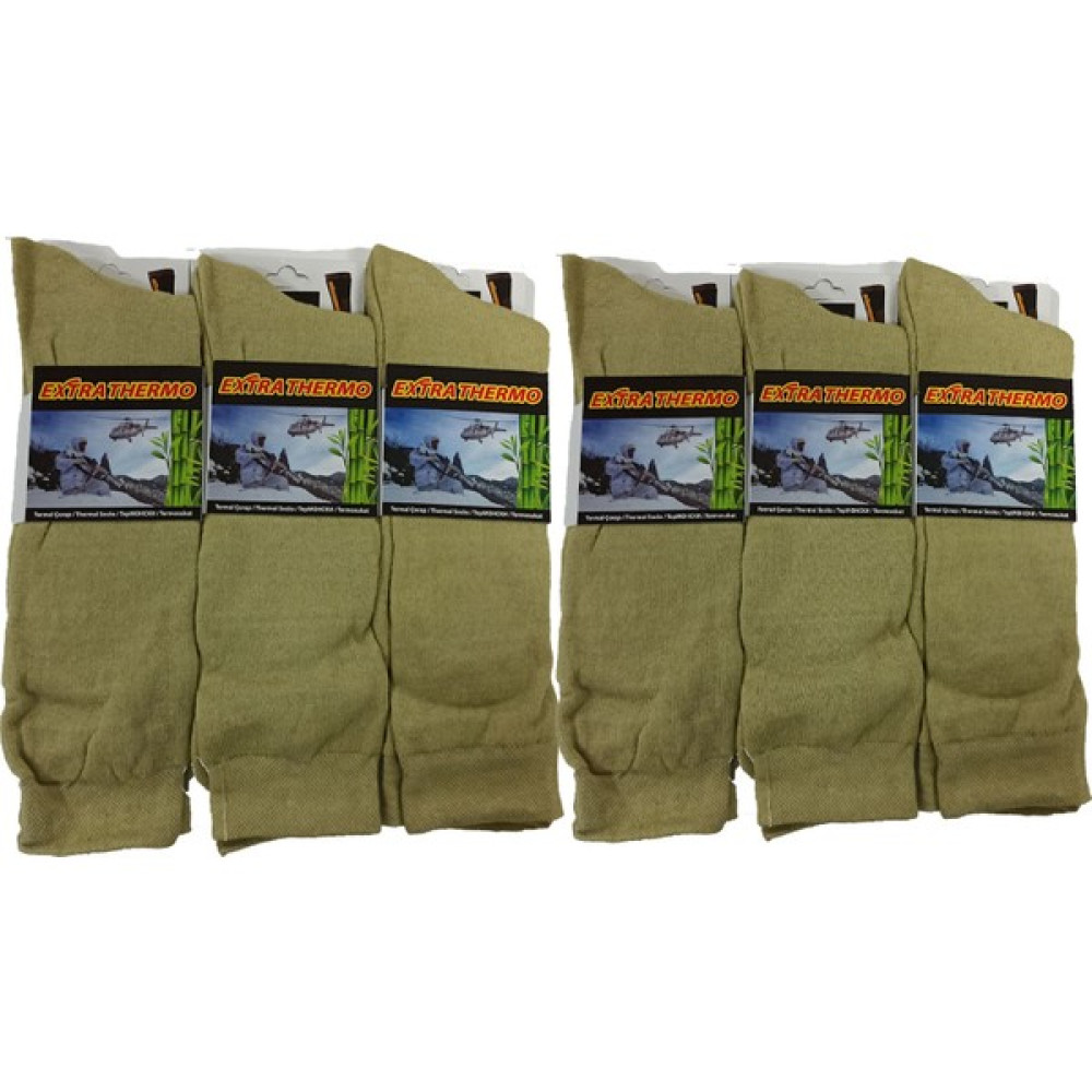 Mercantex 6lı Askeri Kışlık Çorap Yeşil - Standart - Haki Oto Boyaları Fiyatı