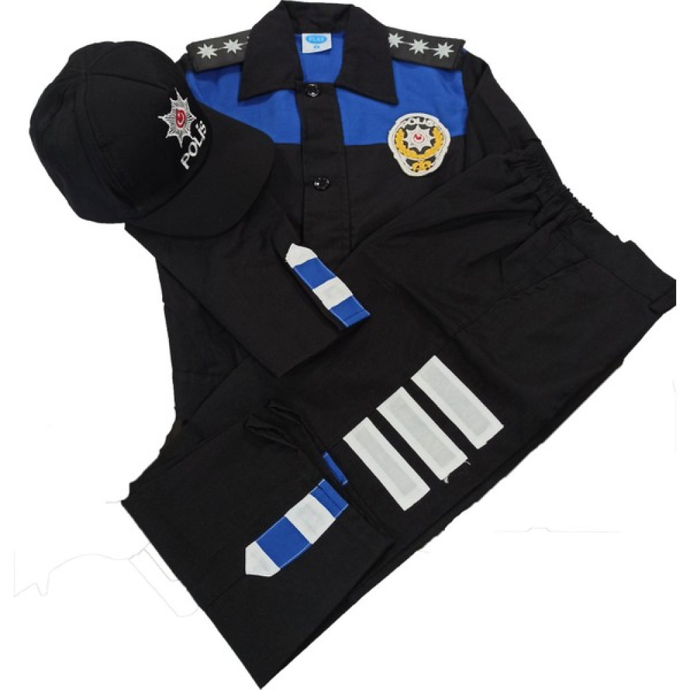 Mercantex Çocuk Toplum Destekli Polis Kıyafeti 1-10 Yaş Erkek Çocuk Giyim Takımı Fiyatı