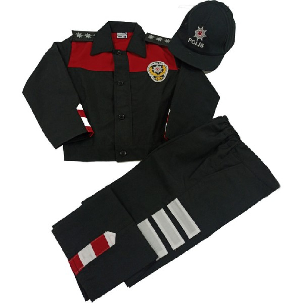 Mercantex Çocuk Yunus Polis Kıyafeti - Lacivert - Kırmızı - 8 - 9 Yaş Oyuncak Fiyatı