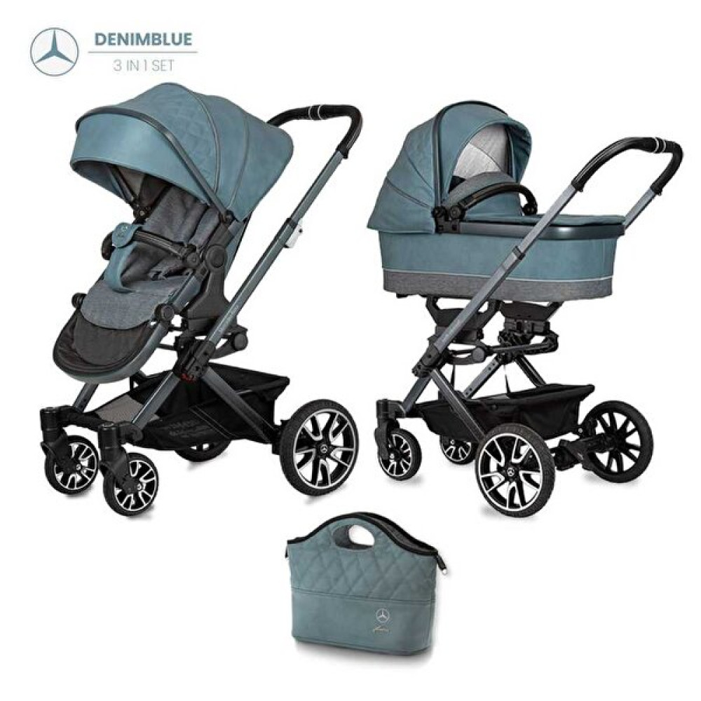 Mercedes-Benz Avantgarde Denim Blue Ravel Sistem Bebek Arabası Bebek Arabası ve Pusetler Fiyatı