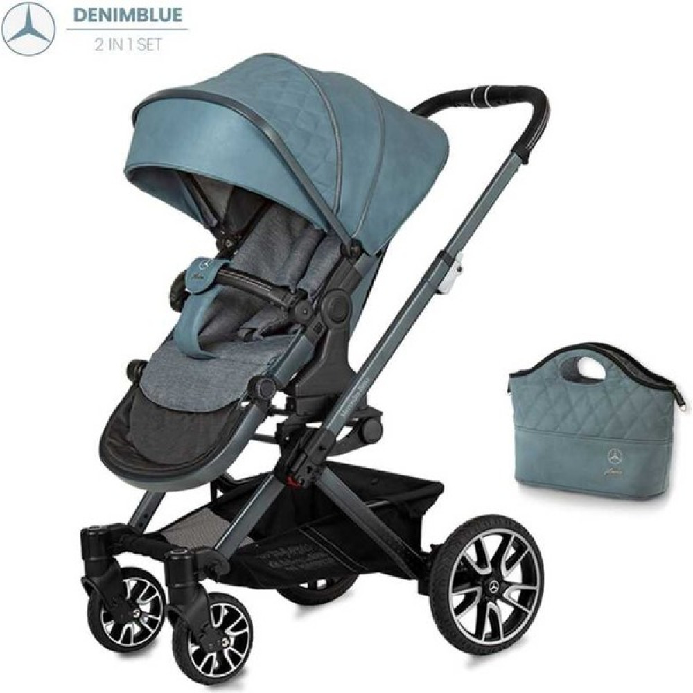 Mercedes Benz Avantgarde Denimblue Travel Sistem Bebek Arabası - Mavi - Siyah Bebek Arabası-Puset Aksesuarları Fiyatı