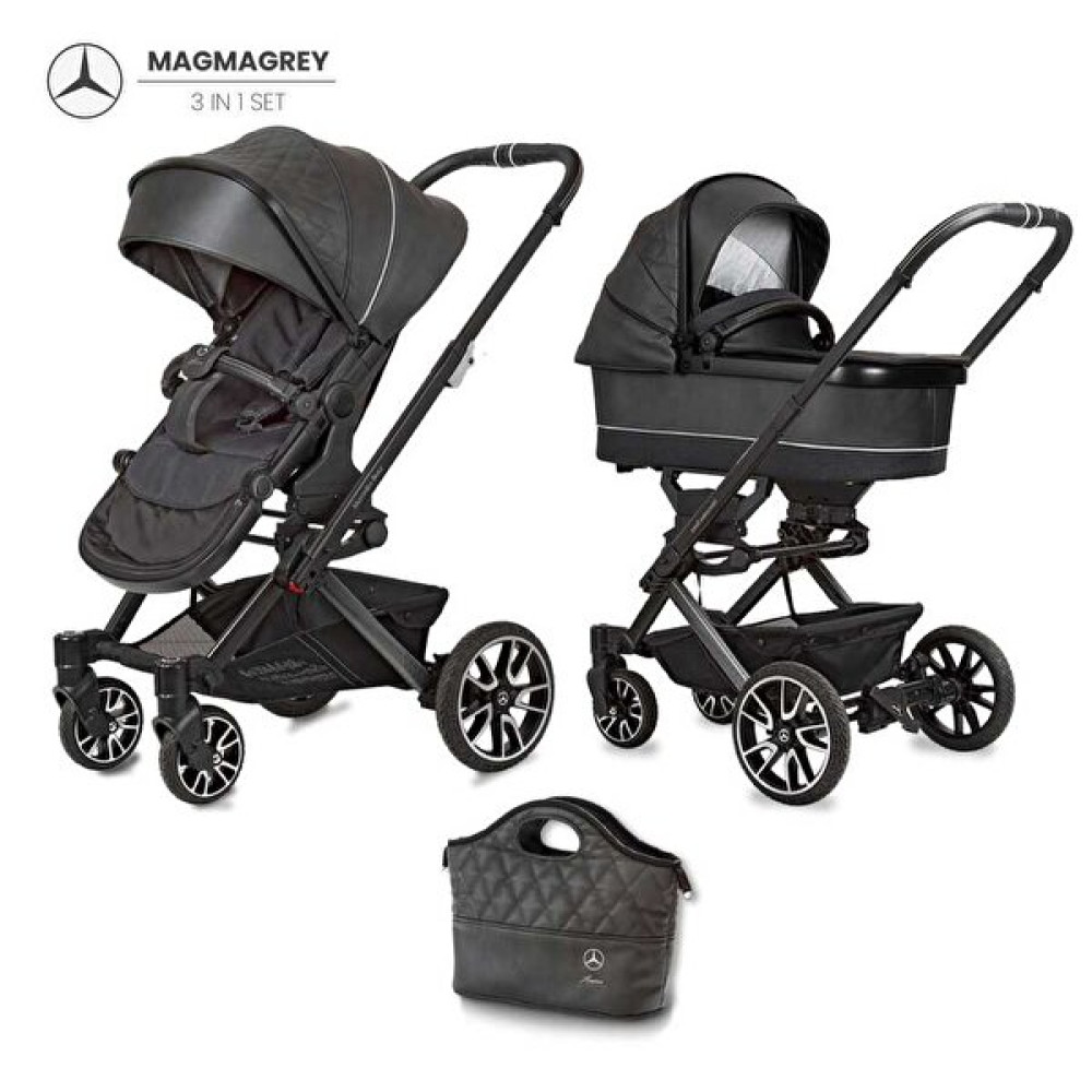 Mercedes-Benz Avantgarde Magma Grey Bebek Arabası Full Set Bebek Arabası ve Pusetler Fiyatı