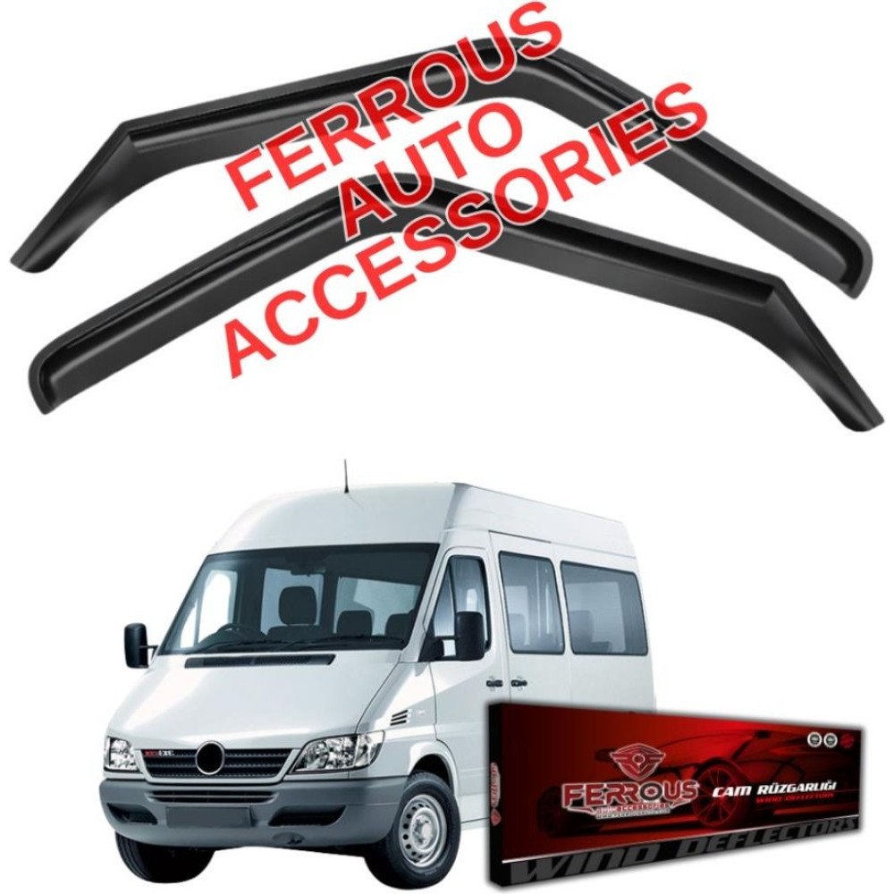 Mercedes Sprinter W901 Fitil Üstü Ferrous Cam Rüzgarlığı 2li 1995 2006 Oto Rüzgarlıkları Fiyatı