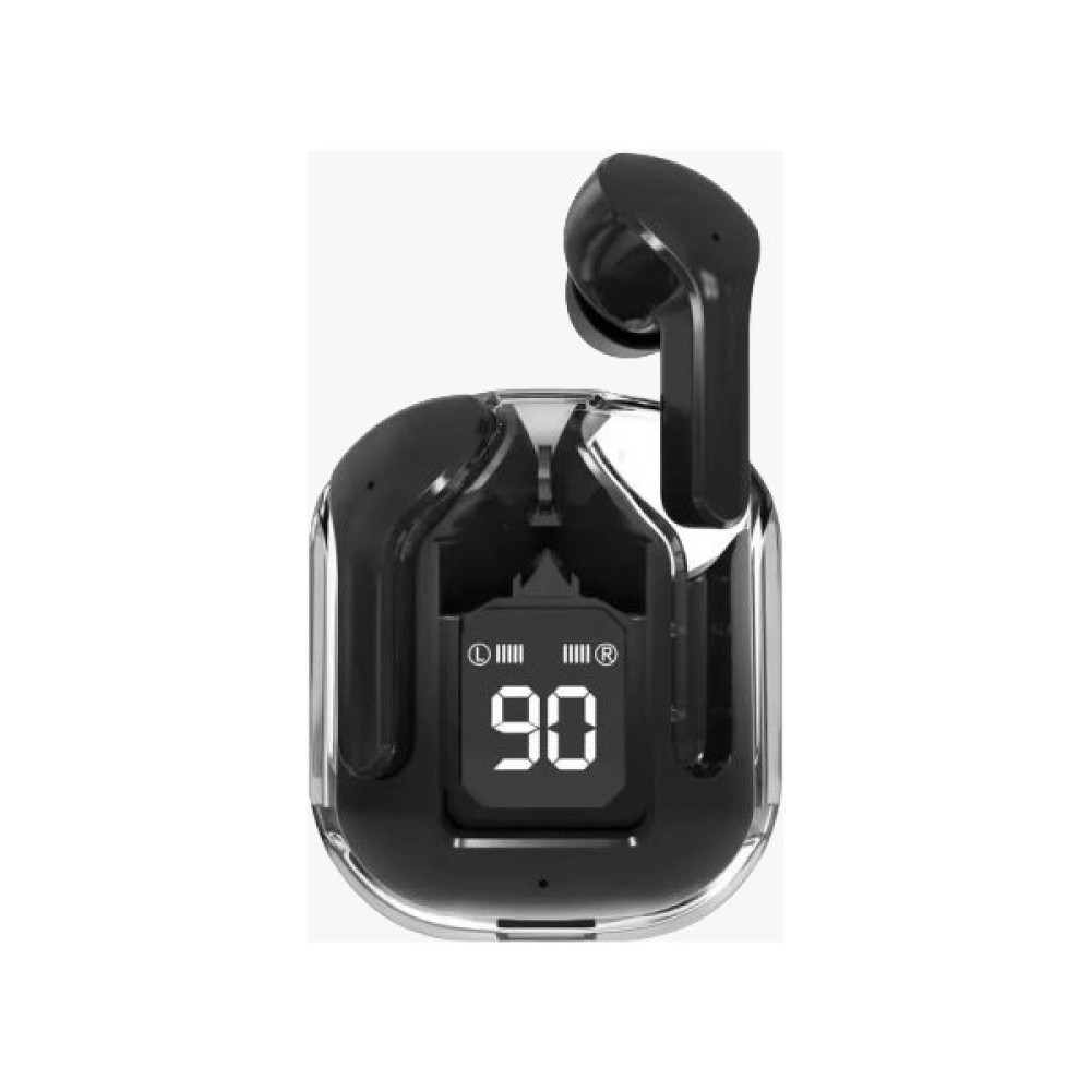 MerciTech Bluetooth Kulaklık Kablosuz Ultrapods Dijital Göstergeli Gaming Dokunamtik Enc V5.3 Yeninesil - Siyah Bluetooth Kulaklık Fiyatı