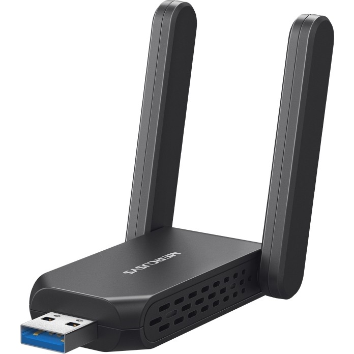 Mercusys MA72XH | USB Wi-Fi Adaptör | AX1800 Mbps Hız | Çift Bant | Yüksek Çekim Güçlü Antenler | USB 3.0 | Wpa3 | Mu-Mımo | Windows 10/11 Uyumlu Wireless Adaptör Fiyatı