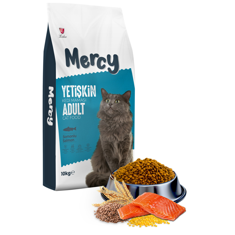 Mercy Somonlu Yetişkin Kedi Maması 10 Kg Evcil Hayvan Ürünleri Fiyatı