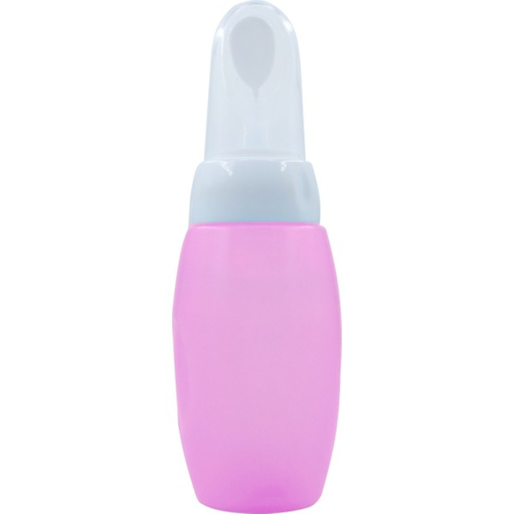 Merdia Kids Bebek Silikon Kaşıklı Biberon - Pembe - 225 ml Biberon Fiyatı