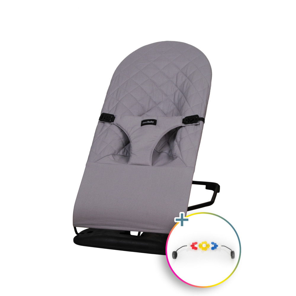 merfbaby Cotton Oyuncaklı Ana Kucağı - Gri Ana Kucağı Fiyatı