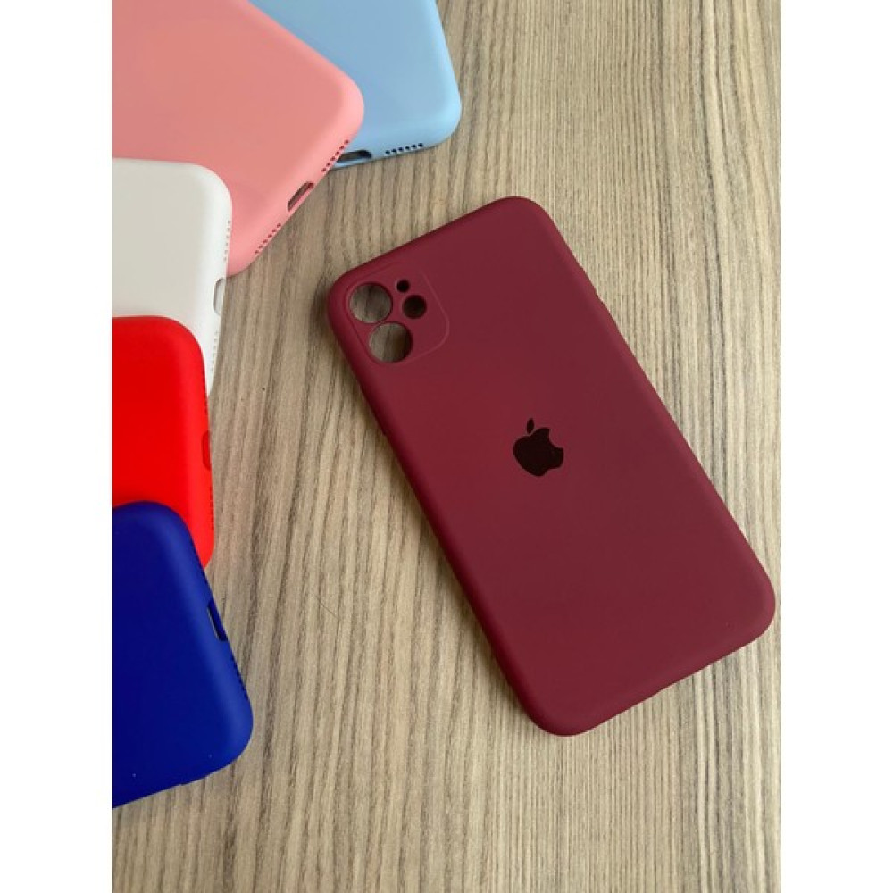 Meri Case Apple iPhone 11 Uyumlu Kamera Korumalı Logolu Içi Kadife Lansman Kılıf Arka Kapak - Bordo Cep Telefonu Kılıfı Fiyatı